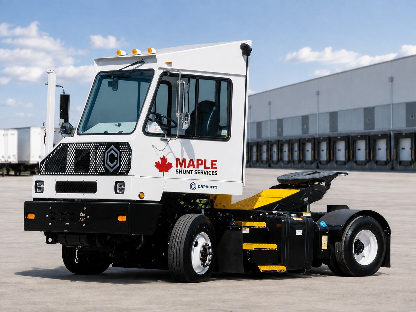 Maple Shunt Services yard truck ready for emergency coverage